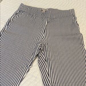 H&M Cream Ribbed Crop Top & Elaine Rose pants size 4